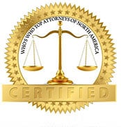 Adam D. Cahn Who's who top attorneys of north america certified