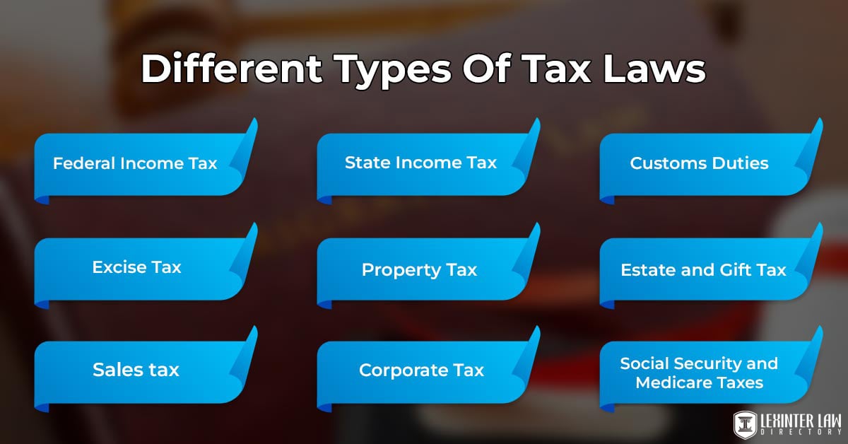 What Are Different Types Of Tax Law