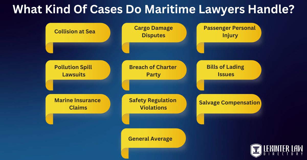 What Kind Of Cases Do Maritime Lawyers Handle