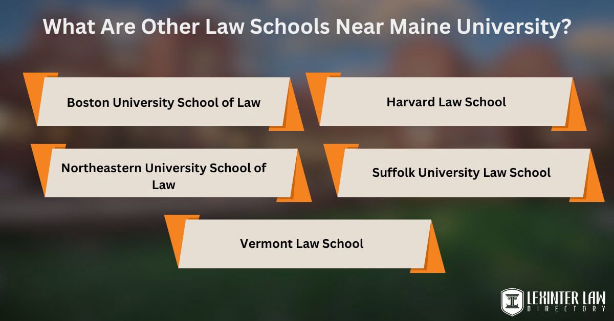 What Are Other Law Schools Near Maine University?