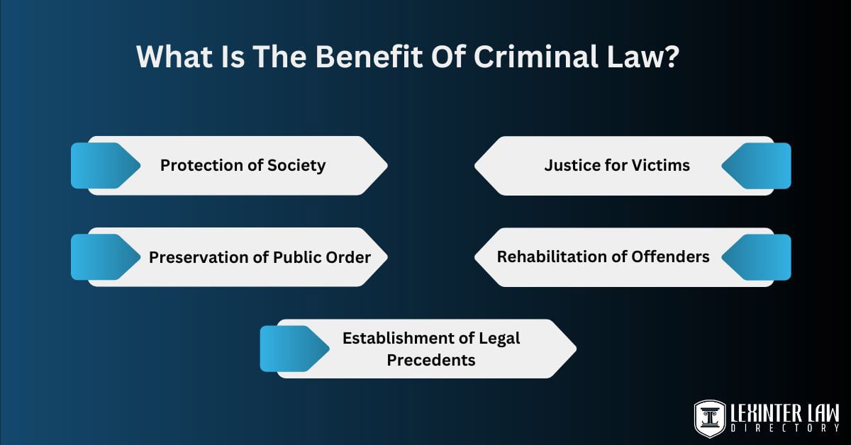 What Is The Benefit Of Criminal Law?