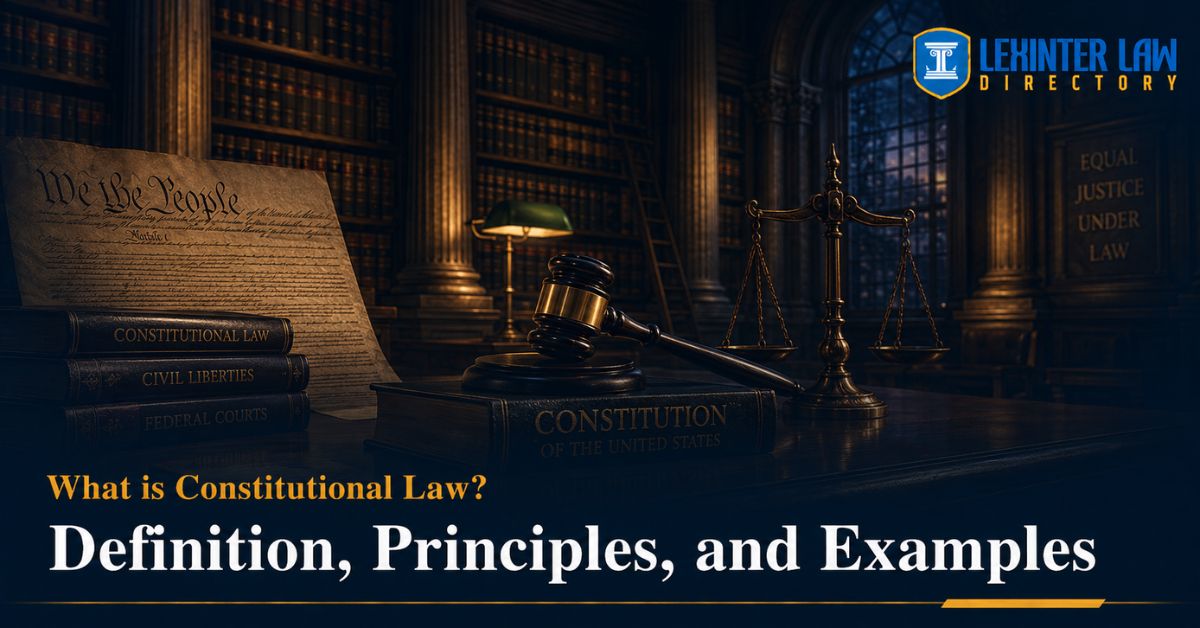What Is Constitutional Law? Definition And Principles