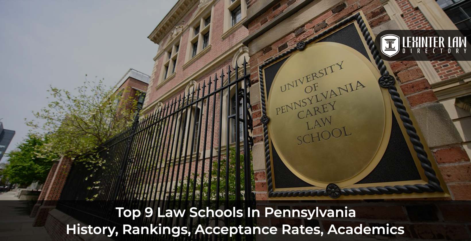 Top 9 Law Schools In Pennsylvania