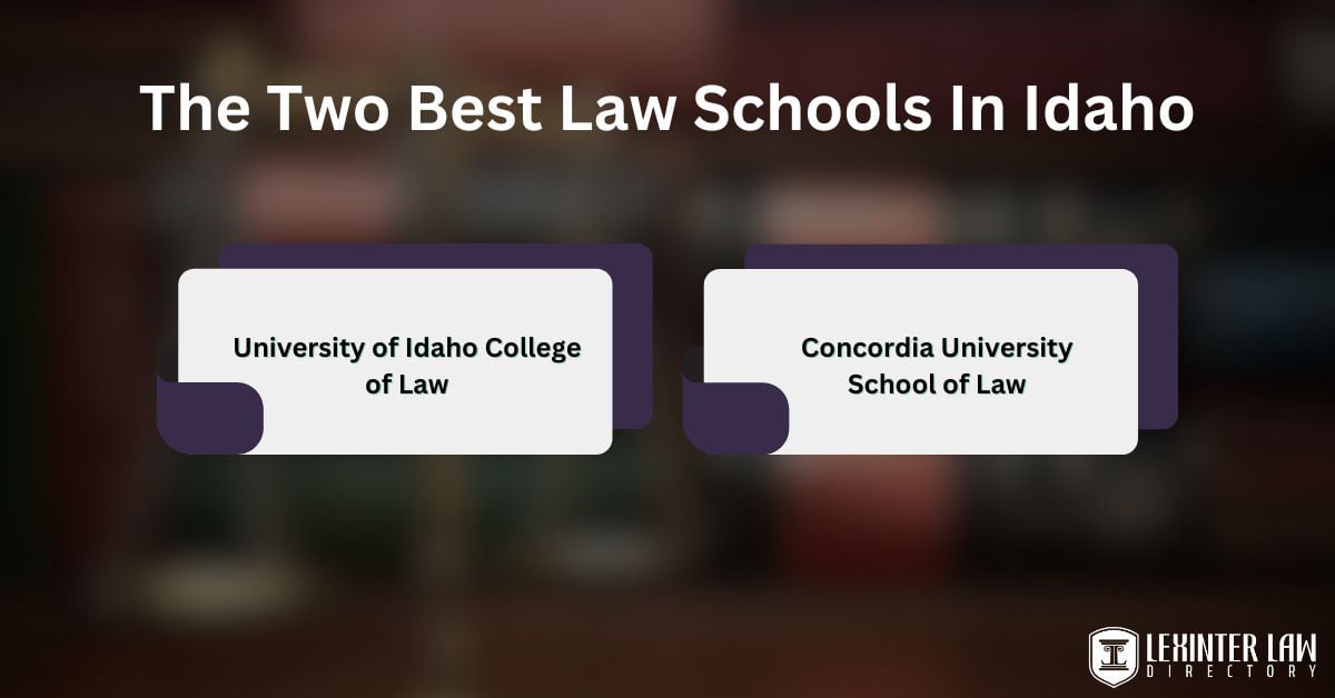 The two best law schools in Idaho